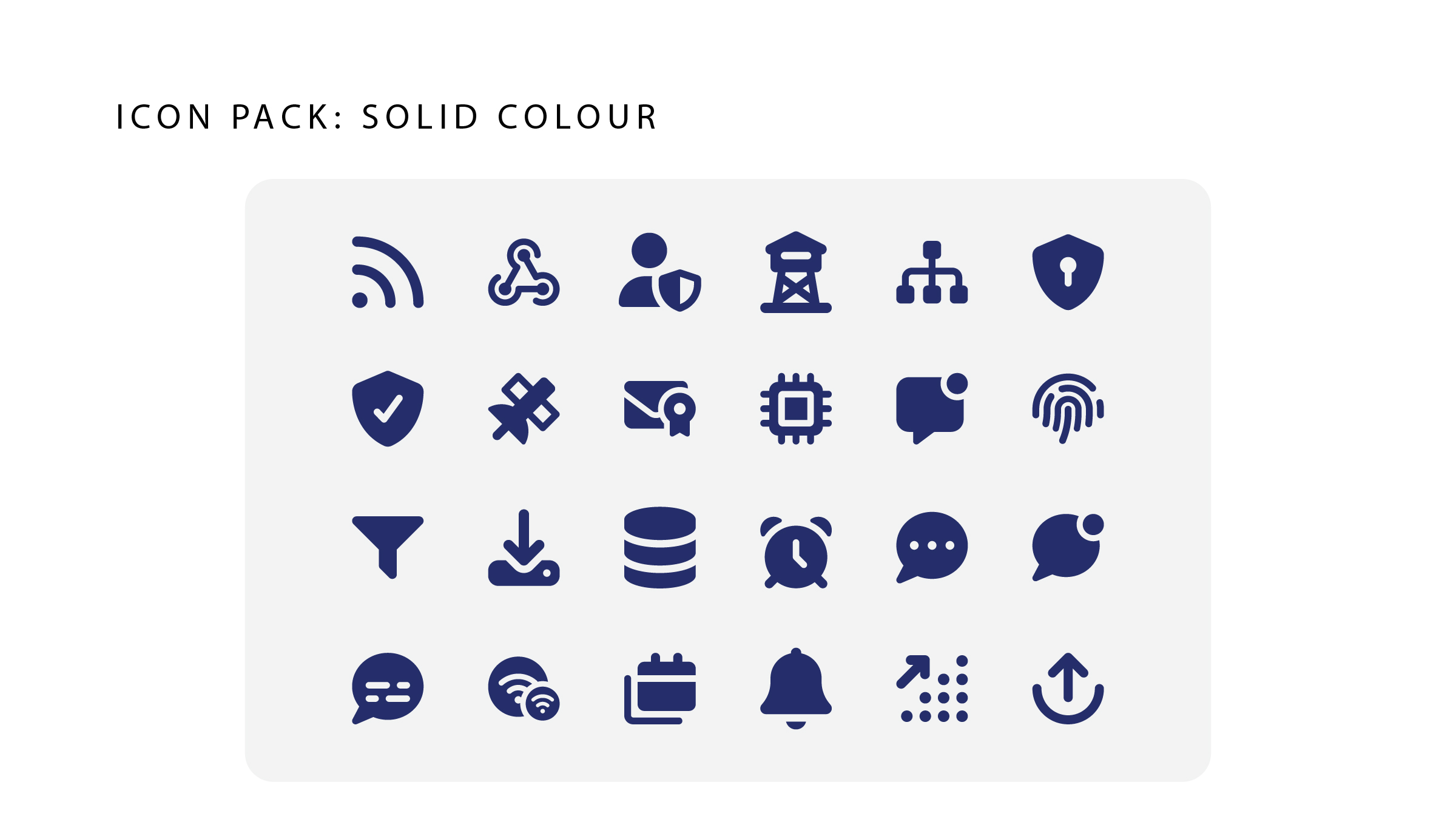 Iconography - OneXtel visual system (1 of 2).
