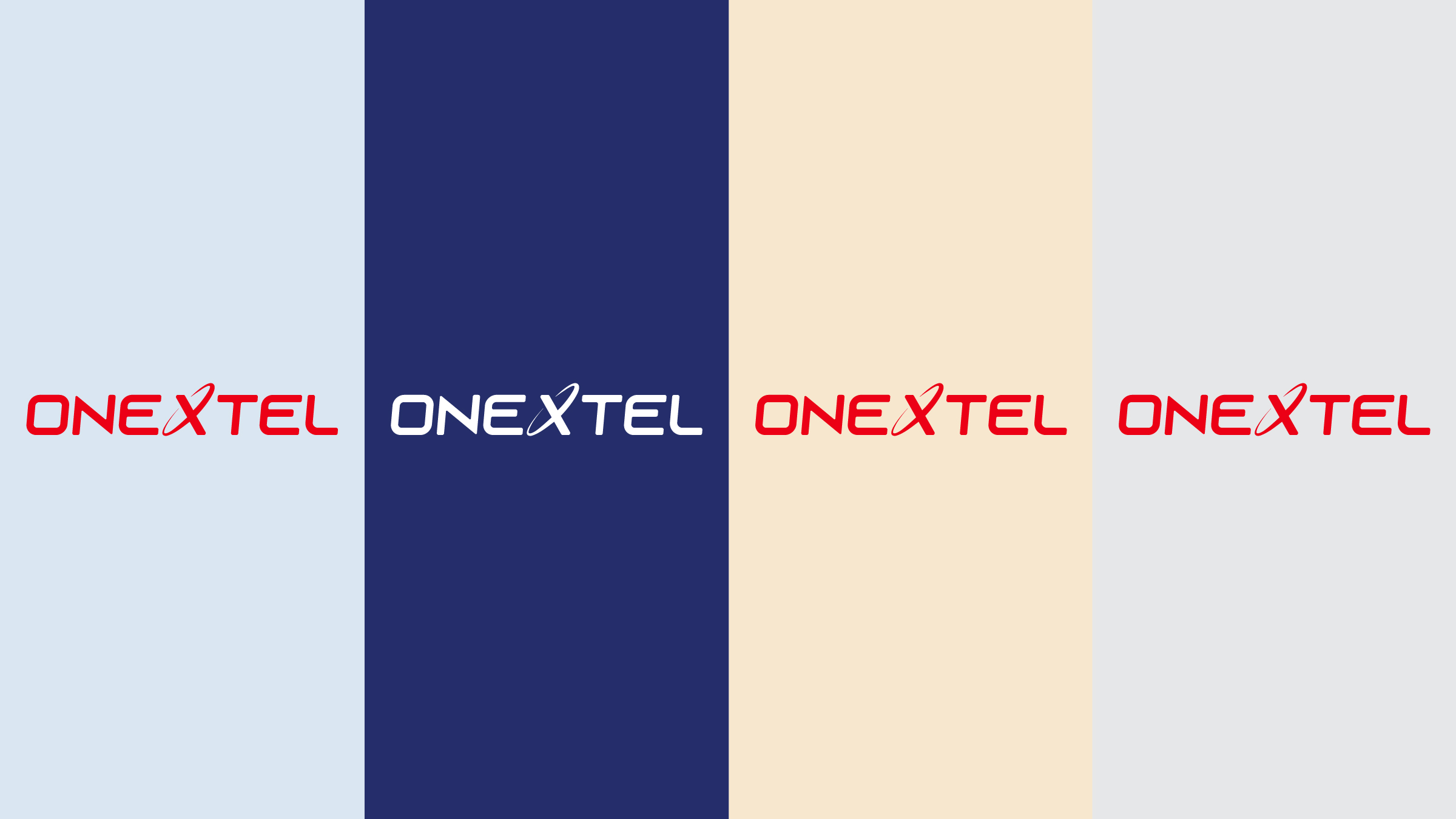 Logo system - OneXtel visual system (5 of 5).