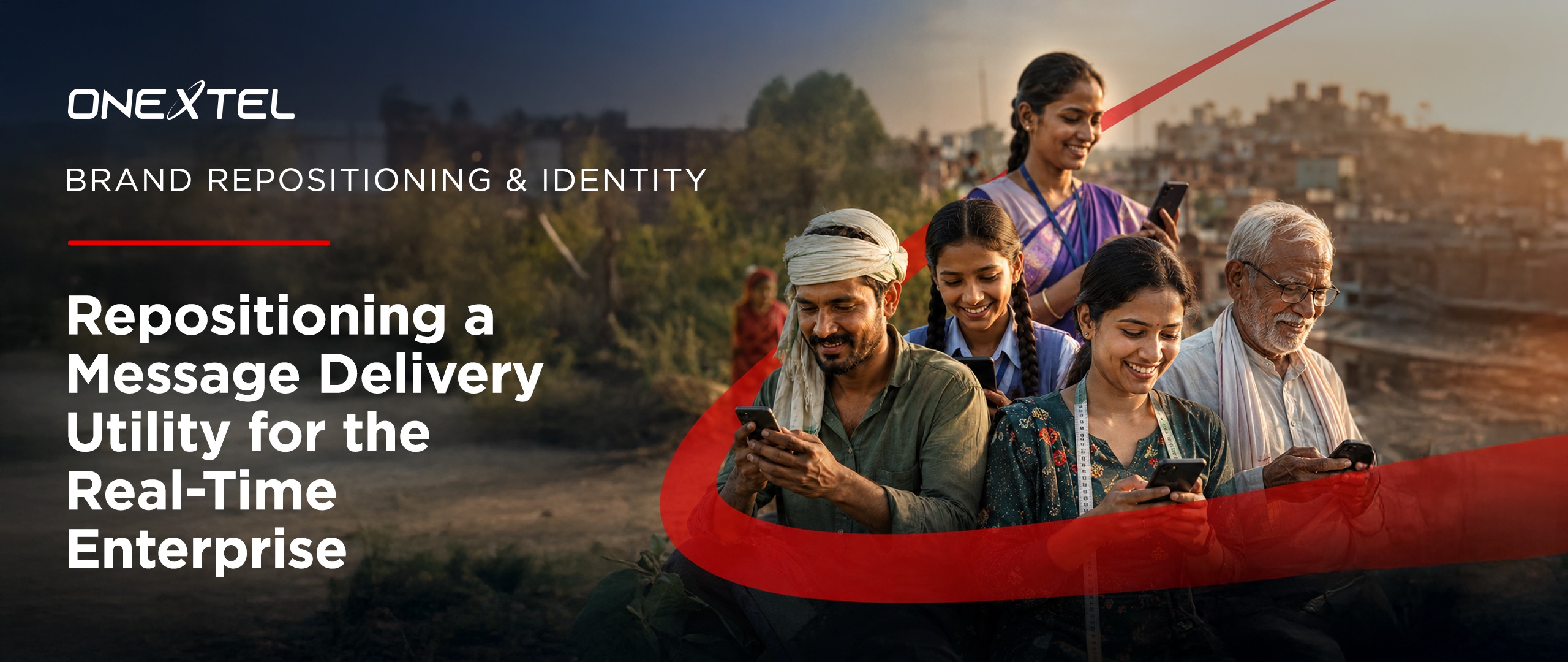OneXtel: repositioning a message-delivery utility for the real-time enterprise - brand repositioning and identity.