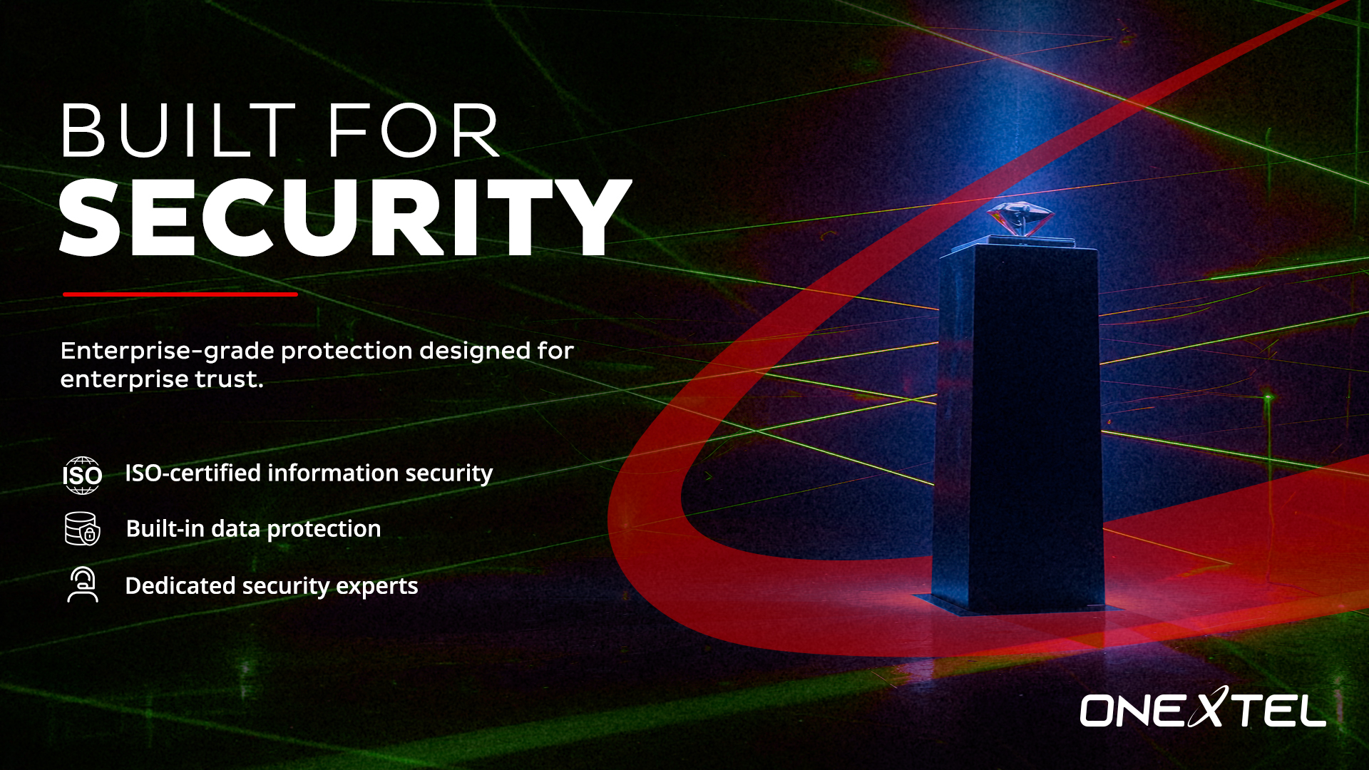 Built for Security key visual.